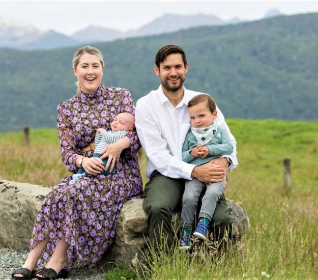 Brad, Breidi, Jack and Henry Alexander | Cabot Lodge Hosts | Cabot Lodge