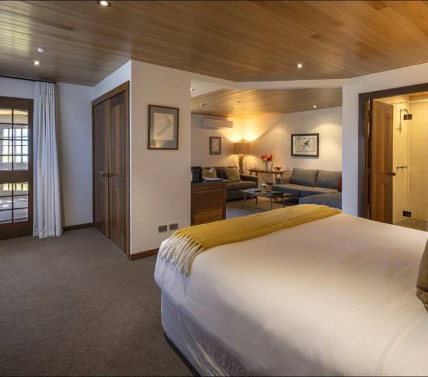 Deluxe Courtyard Suite Room Layout | Cabot Lodge | Luxury Hotel Fiordland | Luxury Hotel Te Anau