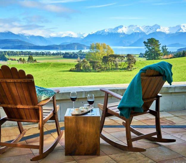 Patio View | Exclusive Use | Cabot Lodge | Luxury Hotel Fiordland | Luxury Hotel Te Anau